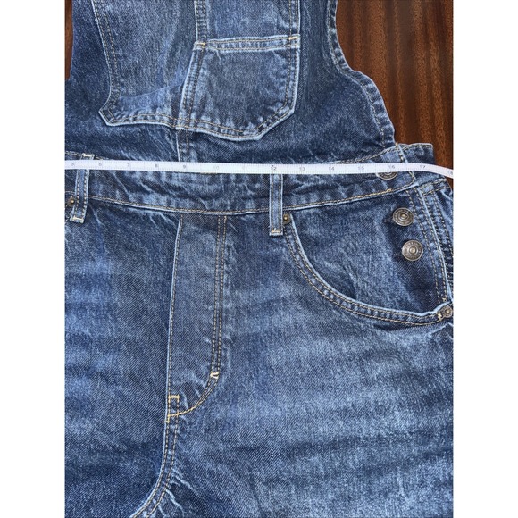 Free People We The Free Good Luck Barrel Overalls Women's Size Medium NEW - Picture 9 of 10